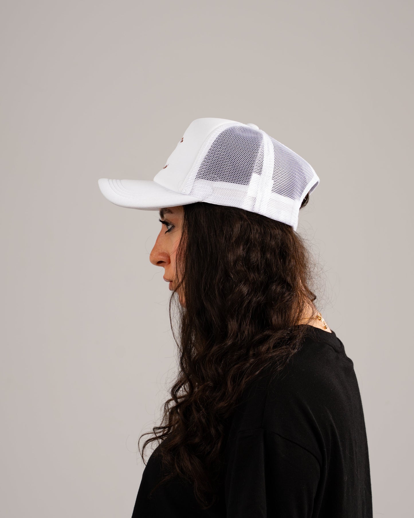 Here For A Sun Kiss Trucker Cap